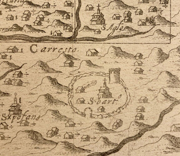 Mappa Georgi Caresto 1573